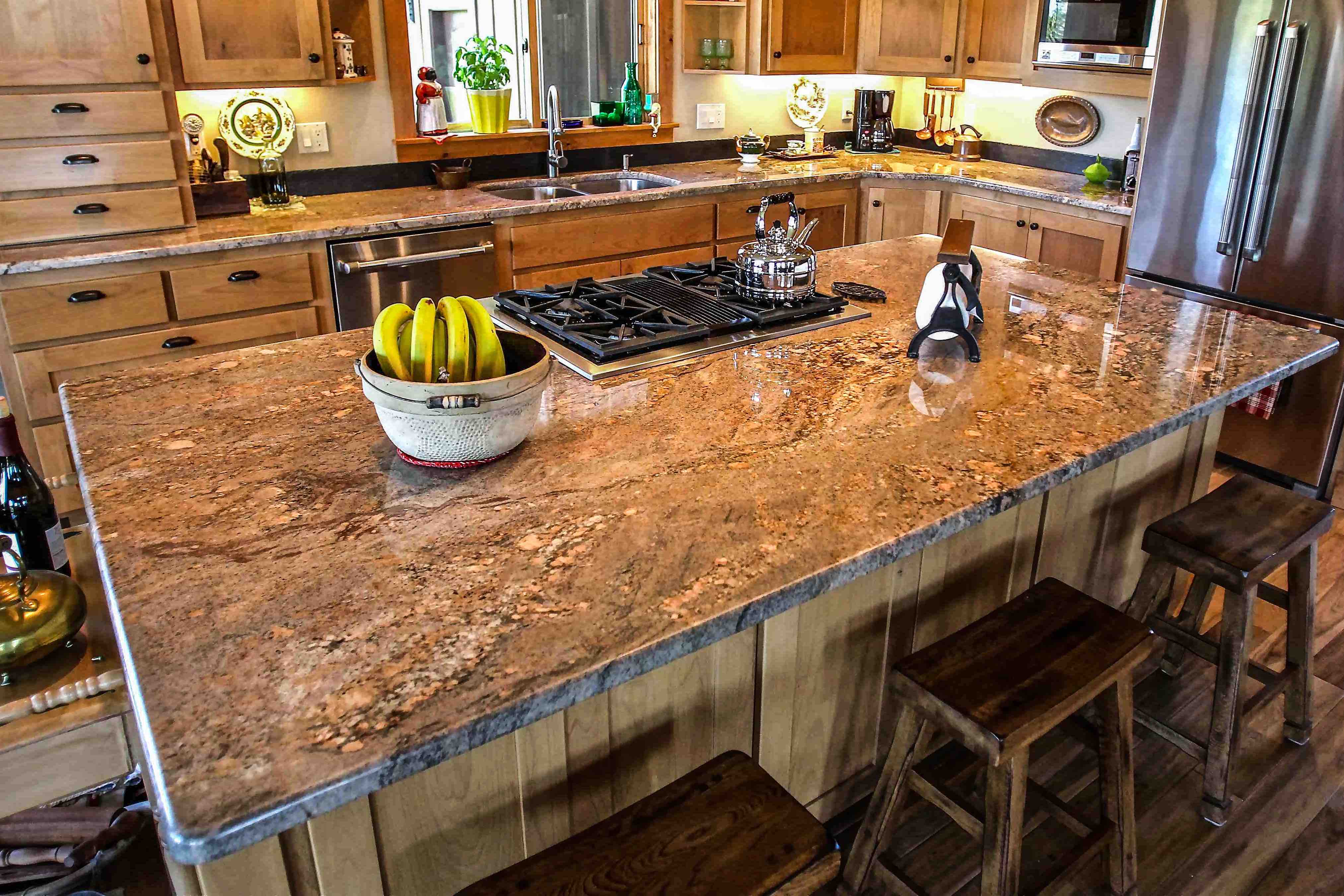 Granite kitchen countertop